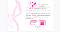 Desktop Screenshot of bridalfitnesscoach.com